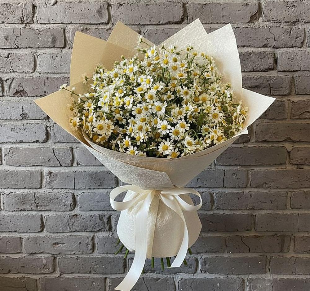 Букет цветов из: Ромашки в Махнёво Свердловской области