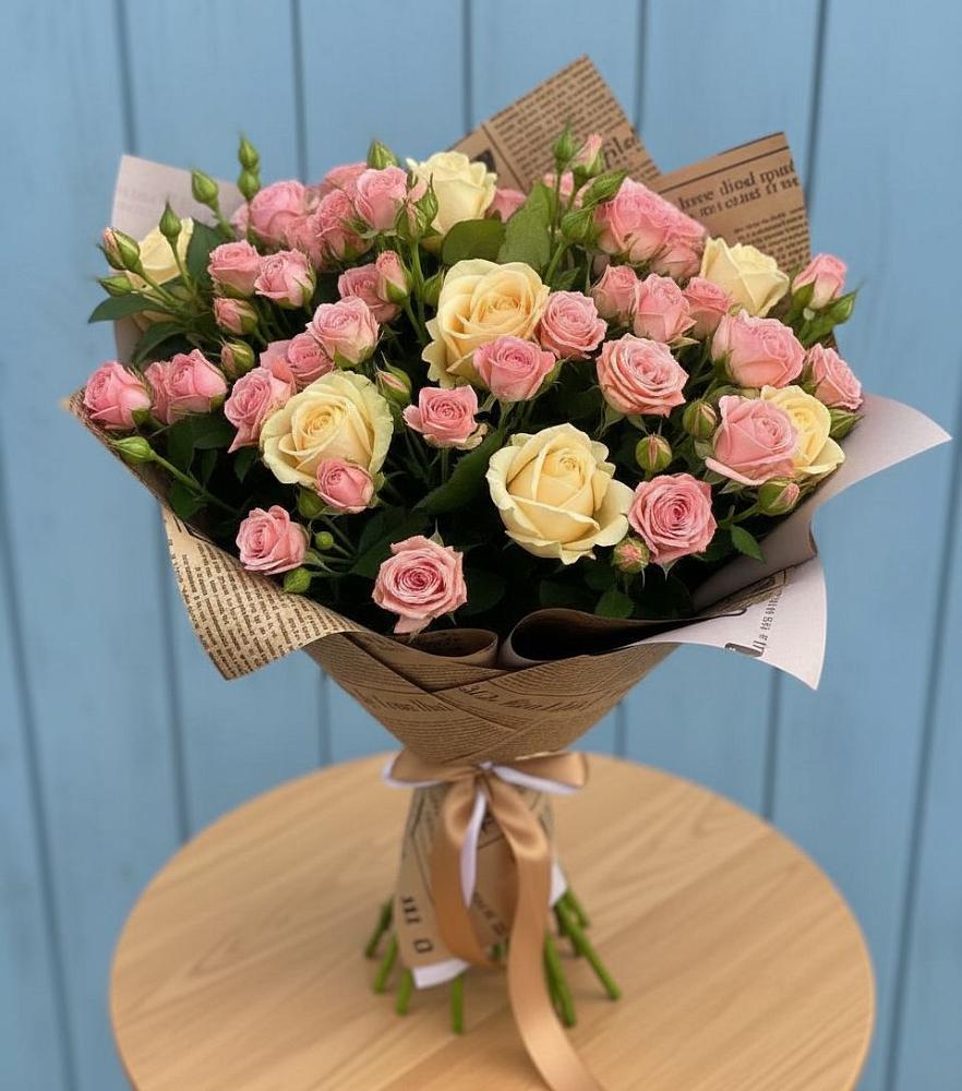 Букет цветов из: Розы в Махнёво Свердловской области