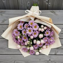 Букет цветов из:  Розы и Хризантемы в Махнёво Свердловской области