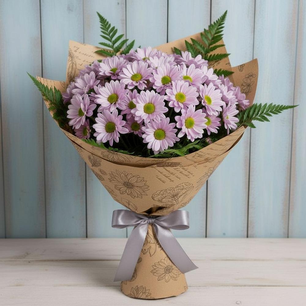 Букет цветов из: Хризантемы в Махнёво Свердловской области
