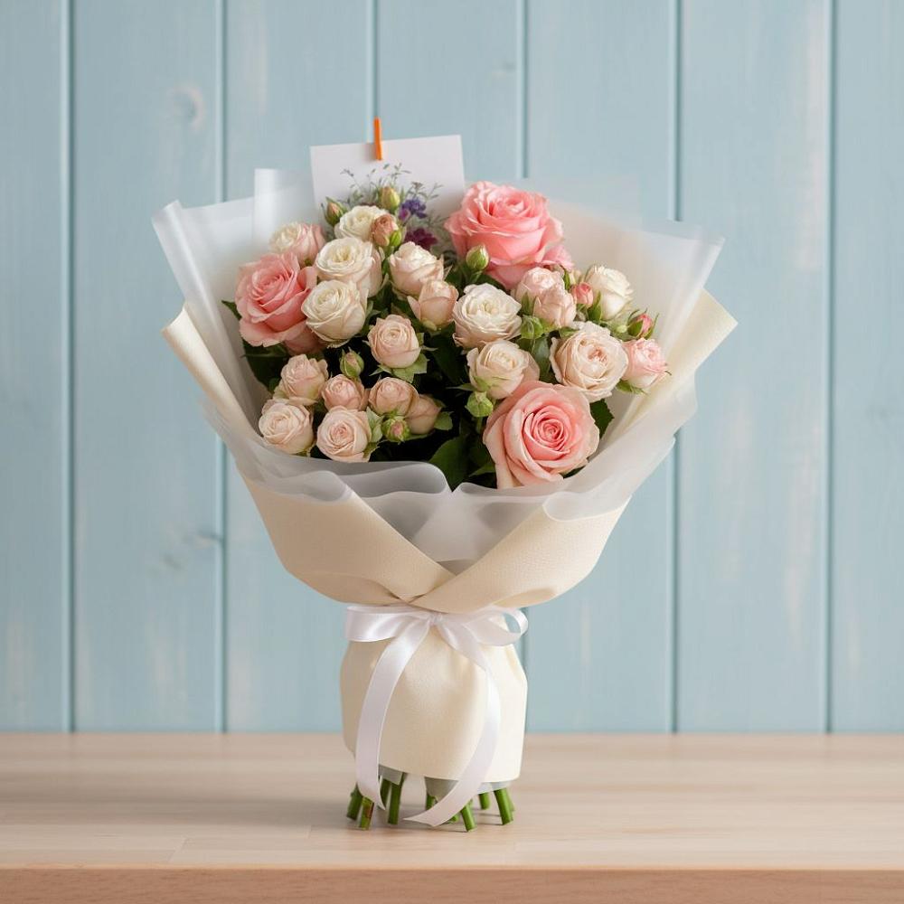 Букет цветов из: Розы в Махнёво Свердловской области