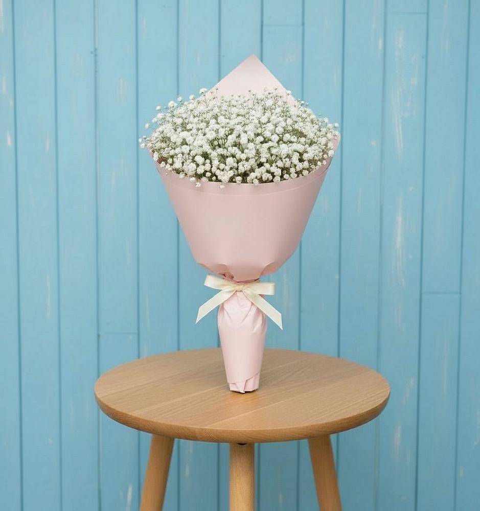 Букет цветов из: Гипсофила в Махнёво Свердловской области