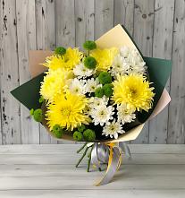 Букет цветов из:  Хризантемы в Махнёво Свердловской области