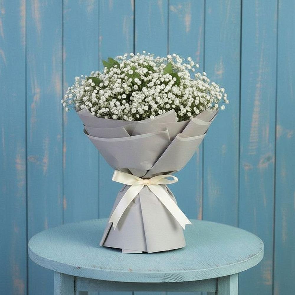 Букет цветов из: Гипсофила в Махнёво Свердловской области