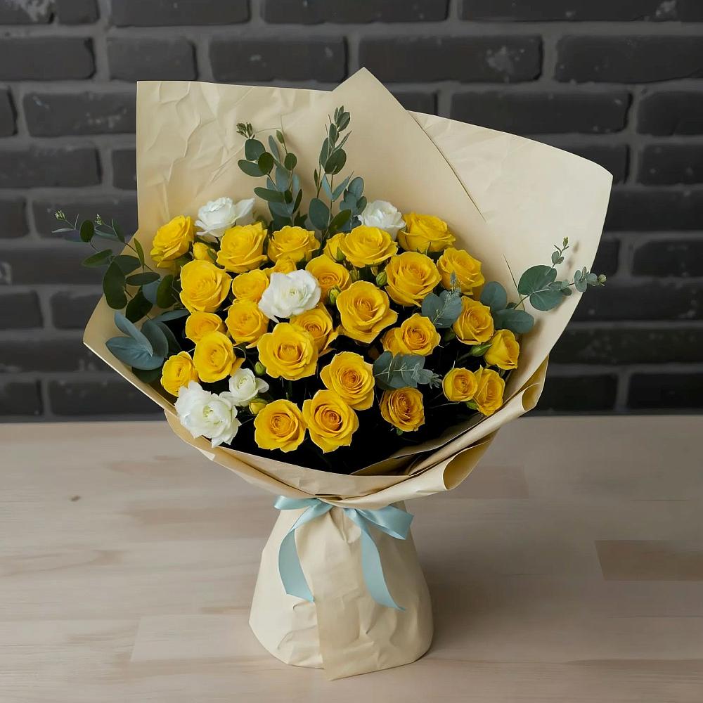 Букет цветов из: Розы в Махнёво Свердловской области