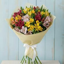 Букет цветов из:  Альстромерии в Махнёво Свердловской области