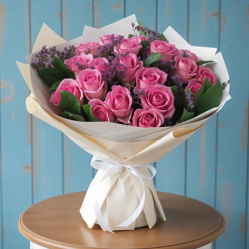 Букет цветов из: Розы в Махнёво Свердловской области