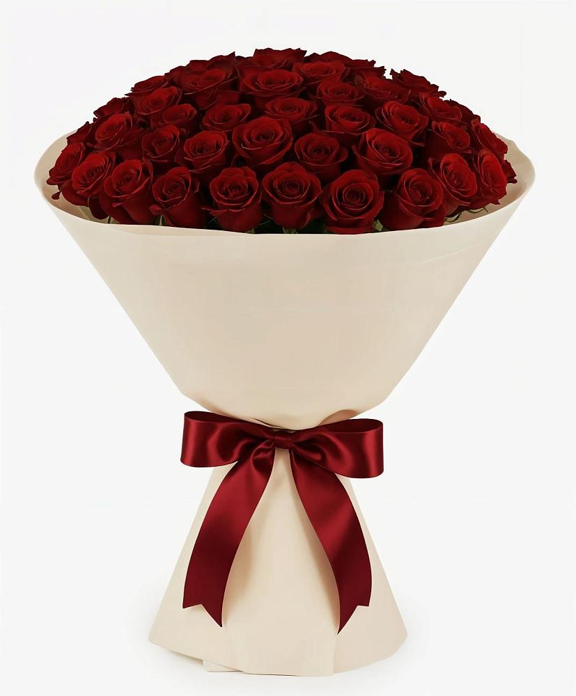 Букет 101 Бордовая роза Блэк Бакарра в Махнёво Свердловской области